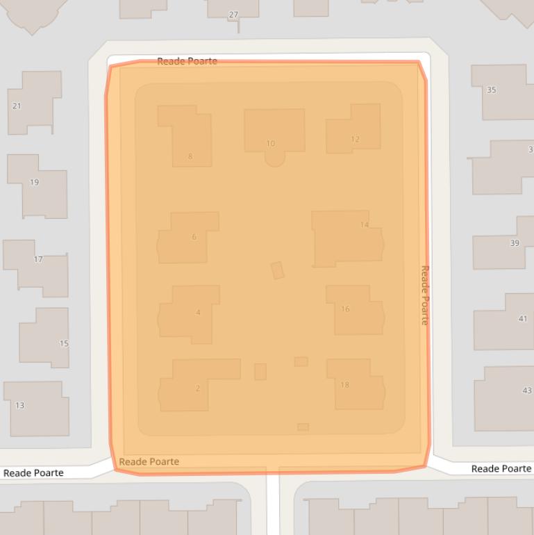 Kaart van postcodegebied 9084DC.