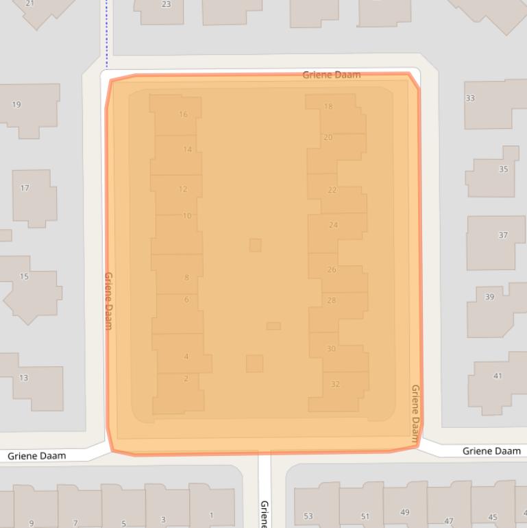 Kaart van postcodegebied 9084DE.