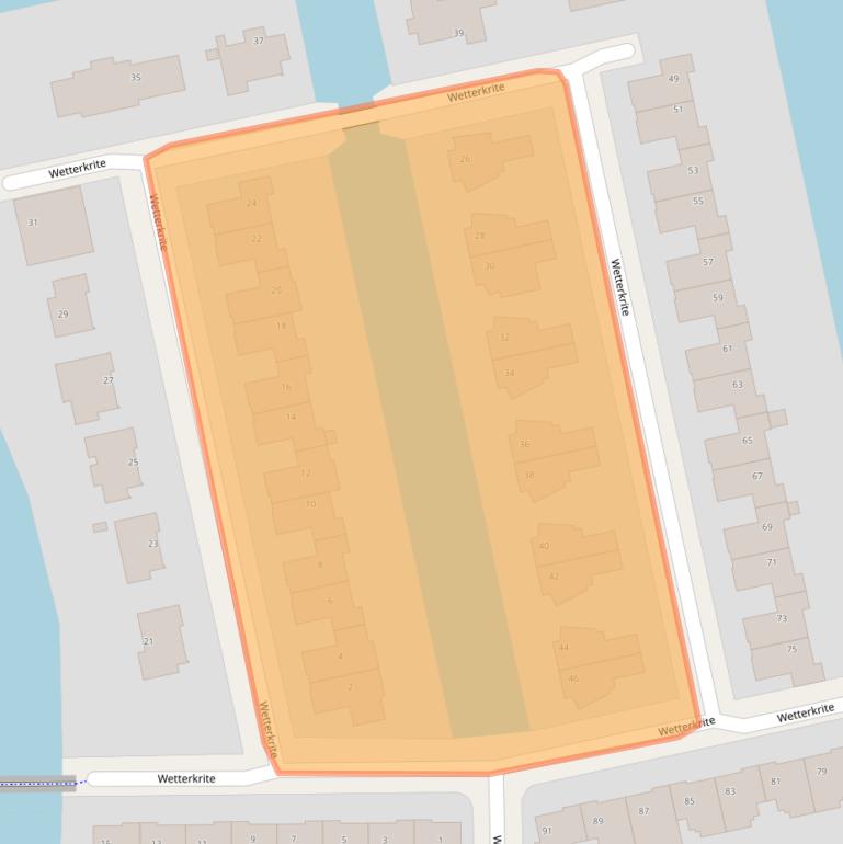 Kaart van postcodegebied 9084DM.