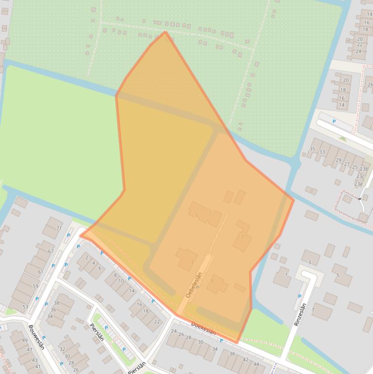 Kaart van postcodegebied 9084EB.