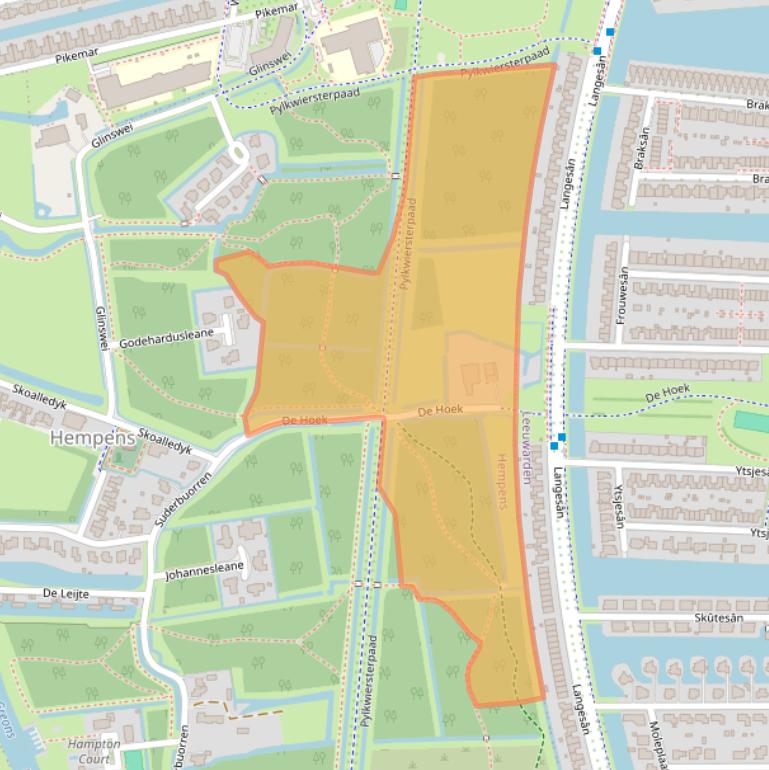 Kaart van postcodegebied 9086CD.