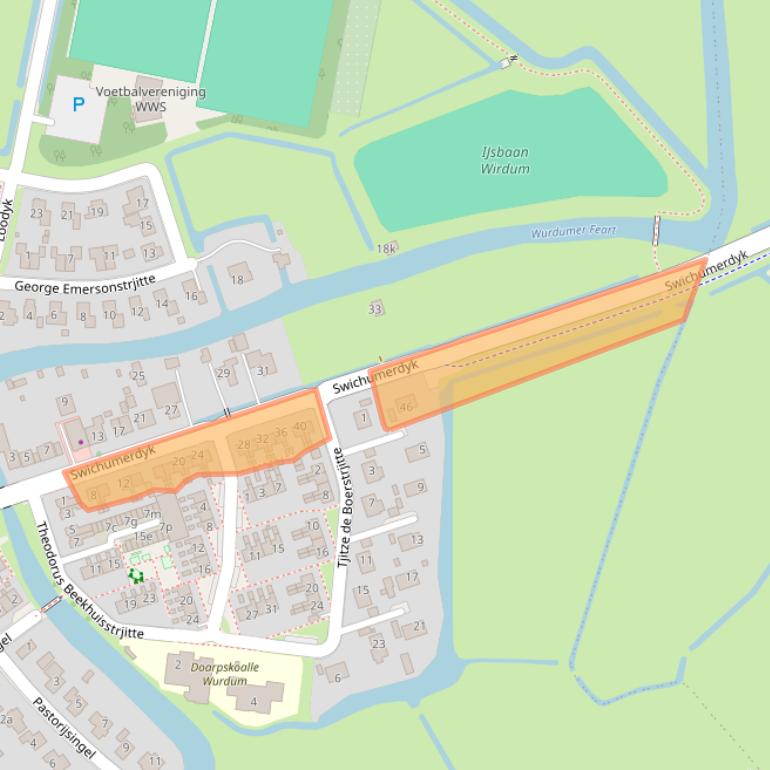 Kaart van postcodegebied 9088AR.