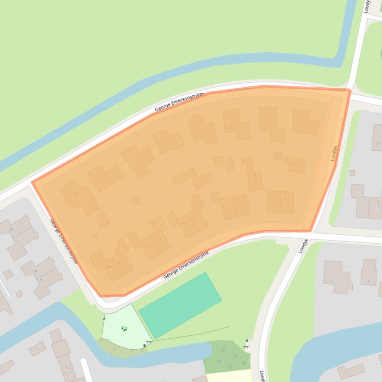 Kaart van postcodegebied 9088BG.