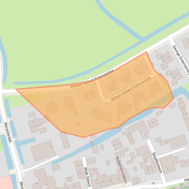 Kaart van postcodegebied 9088BH.