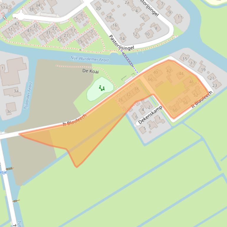 Kaart van postcodegebied 9088CJ.