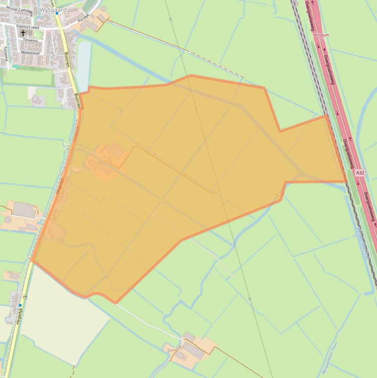 Kaart van postcodegebied 9089BM.