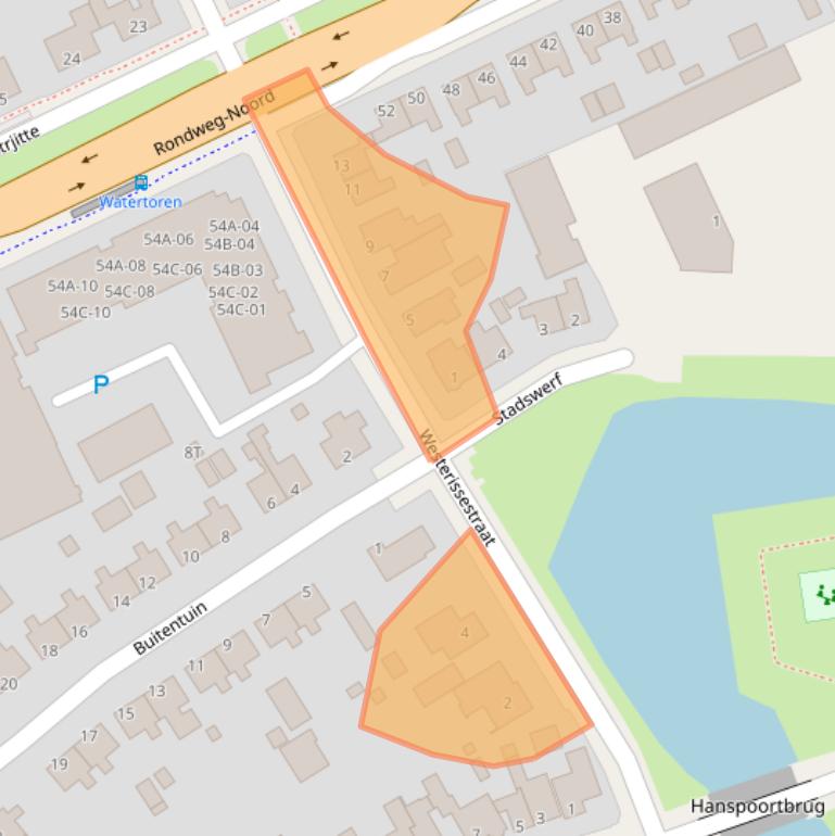 Kaart van postcodegebied 9101AR.