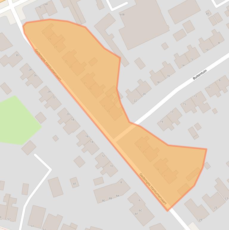 Kaart van postcodegebied 9101AV.