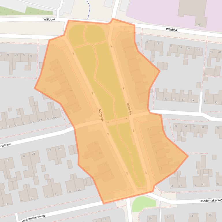Kaart van postcodegebied 9101BR.