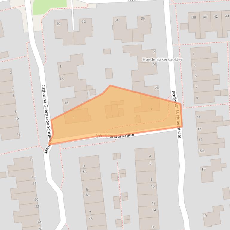 Kaart van postcodegebied 9101CG.