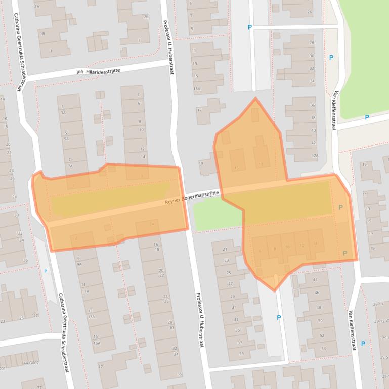 Kaart van postcodegebied 9101CK.