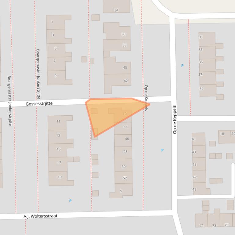 Kaart van postcodegebied 9101DL.