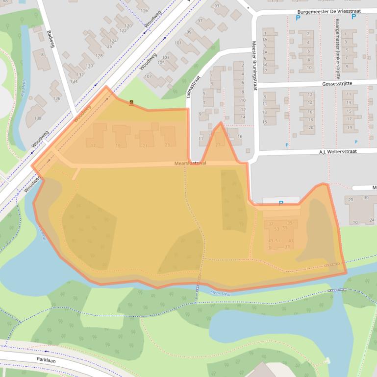 Kaart van postcodegebied 9101DP.