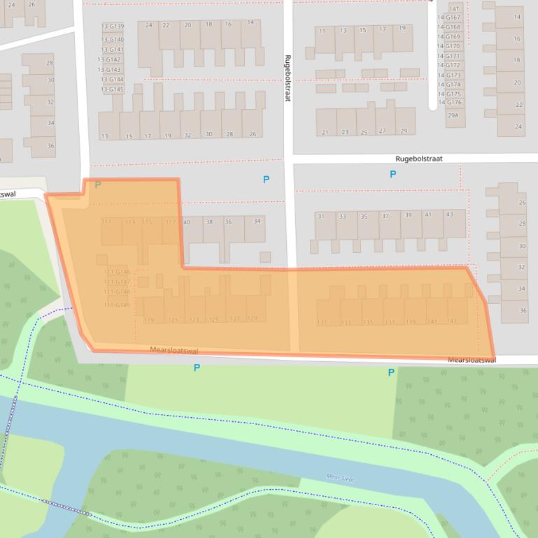 Kaart van postcodegebied 9101DS.
