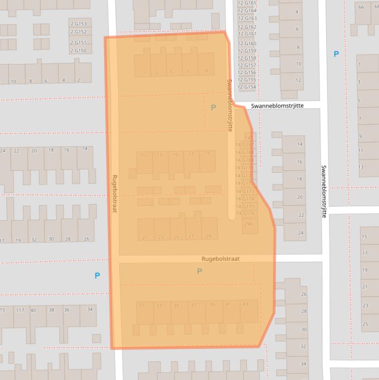 Kaart van postcodegebied 9101EG.