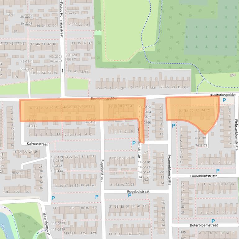 Kaart van postcodegebied 9101ES.