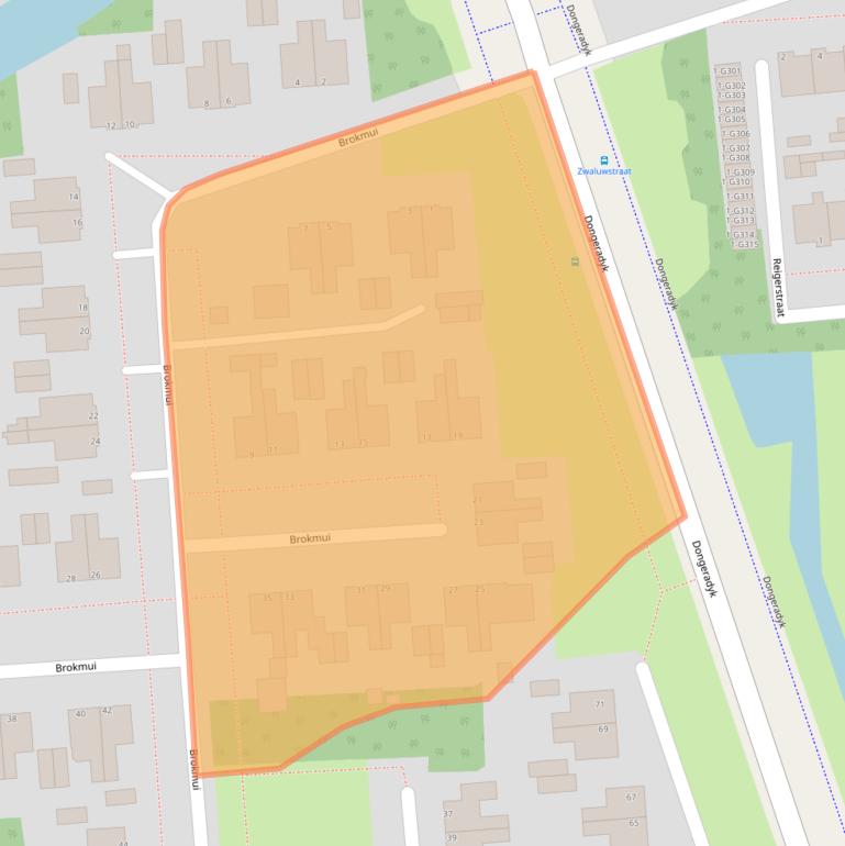 Kaart van postcodegebied 9101EV.