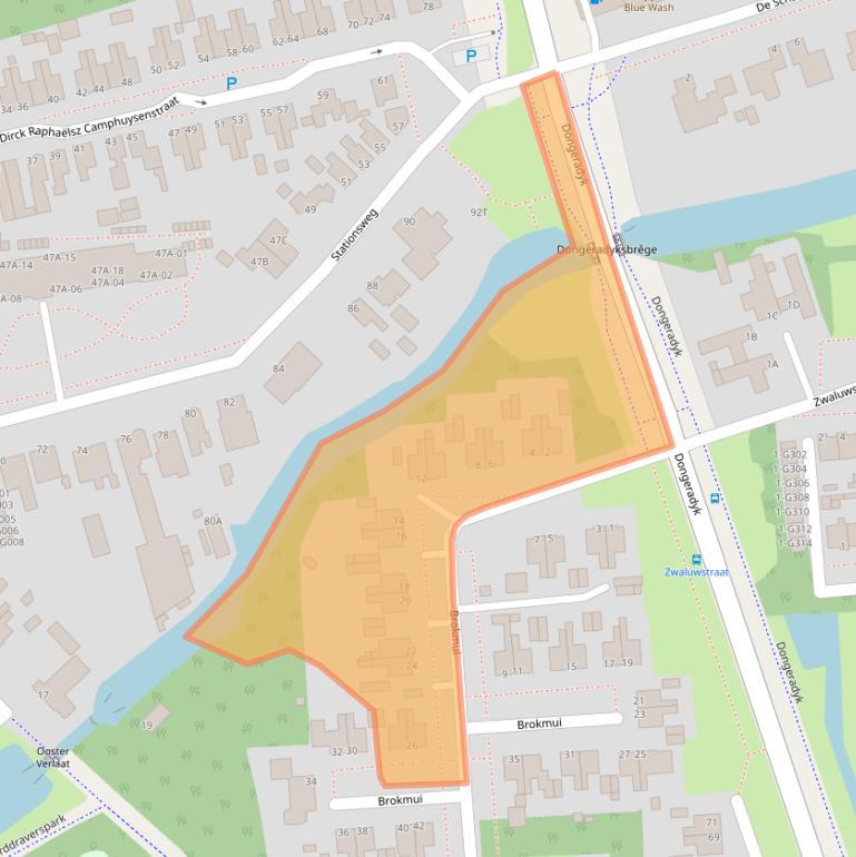 Kaart van postcodegebied 9101EX.