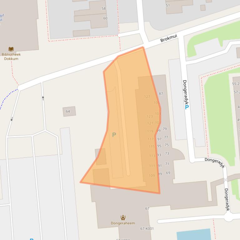 Kaart van postcodegebied 9101GL.