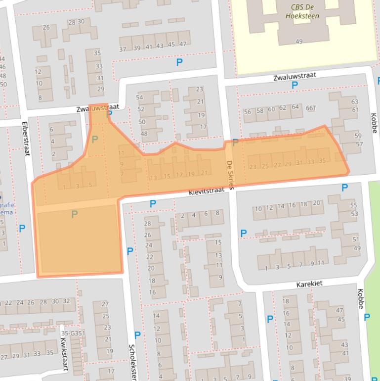 Kaart van postcodegebied 9101HB.