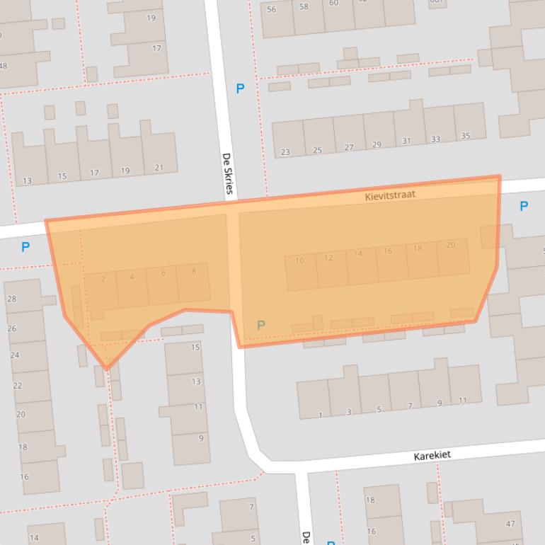 Kaart van postcodegebied 9101HC.