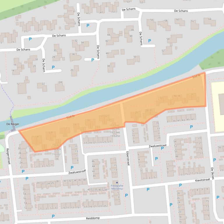 Kaart van postcodegebied 9101HL.