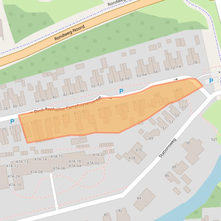 Kaart van postcodegebied 9101HT.