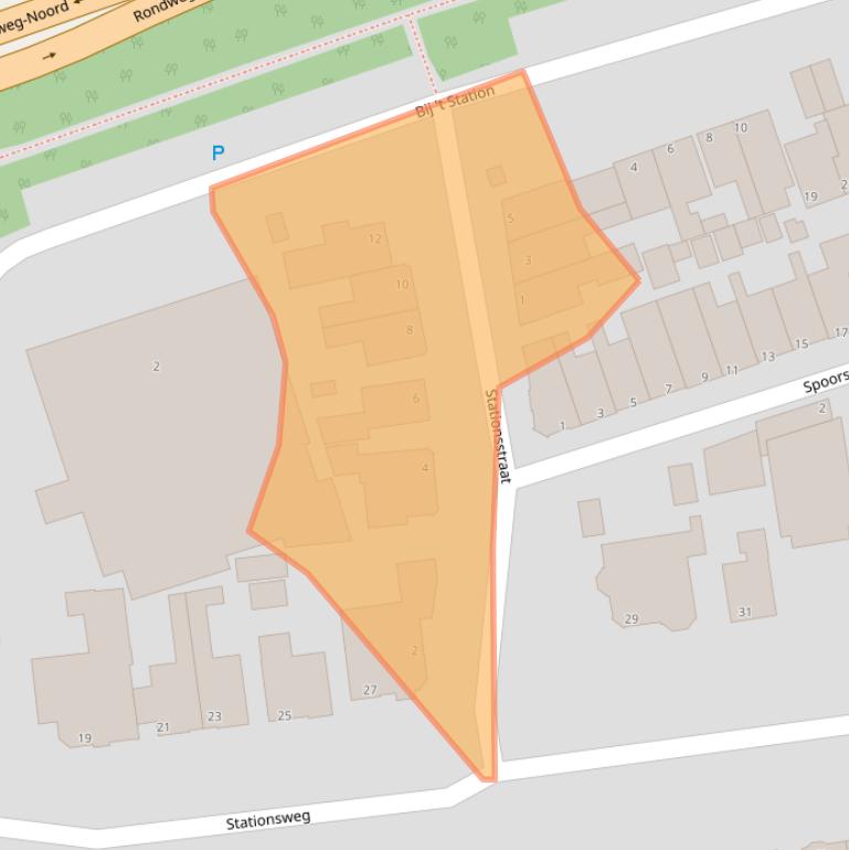 Kaart van postcodegebied 9101JC.