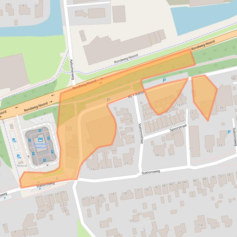 Kaart van postcodegebied 9101JD.