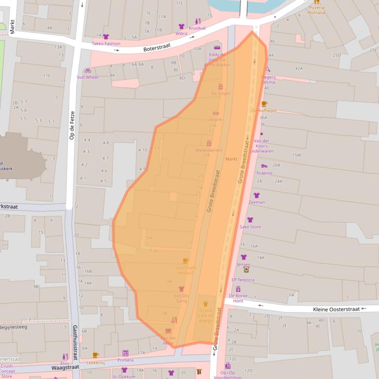 Kaart van postcodegebied 9101KH.