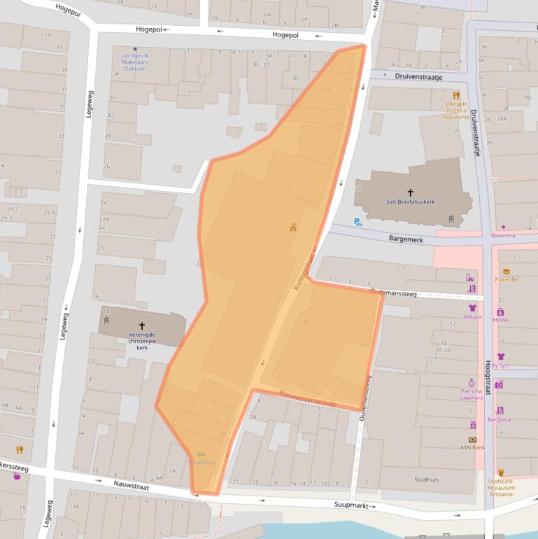 Kaart van postcodegebied 9101LP.