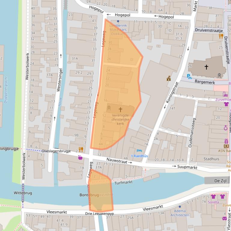 Kaart van postcodegebied 9101MC.