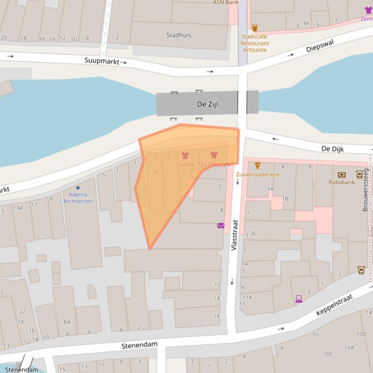 Kaart van postcodegebied 9101ML.