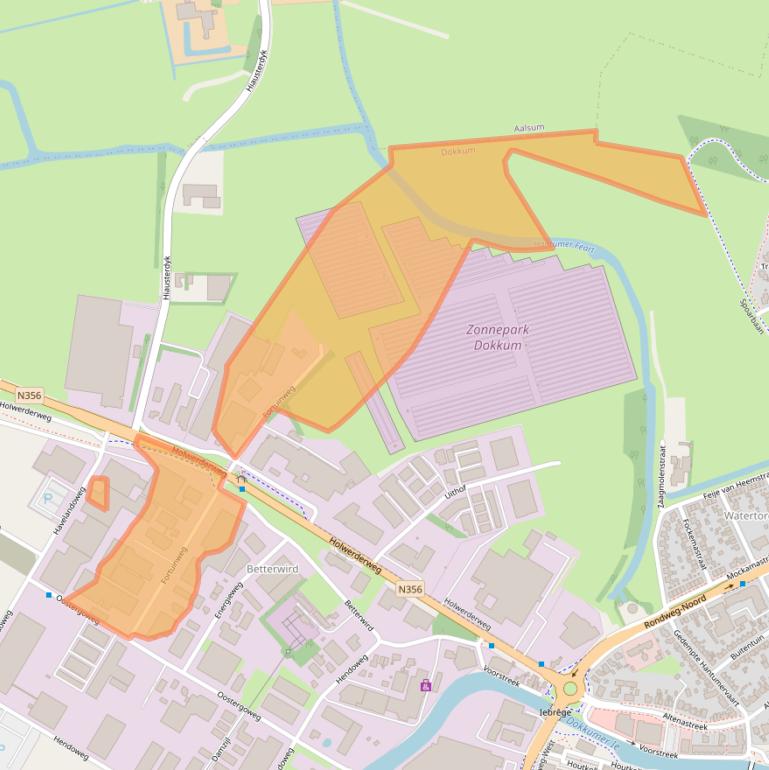 Kaart van postcodegebied 9101PE.