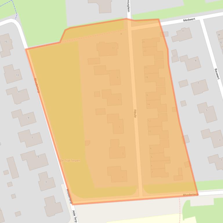 Kaart van postcodegebied 9101SJ.