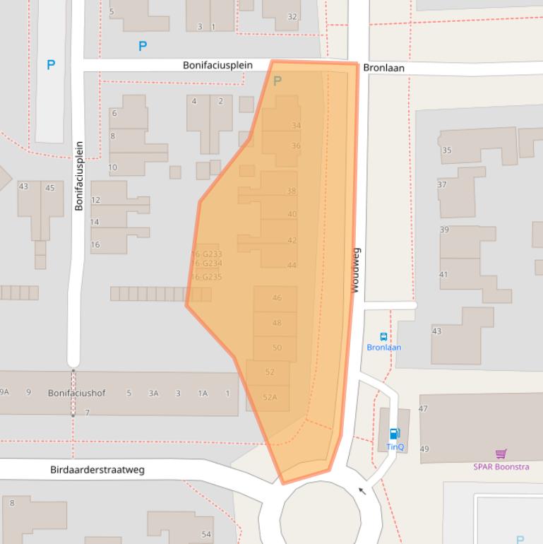 Kaart van postcodegebied 9101VM.