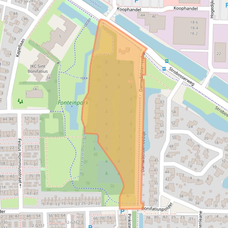 Kaart van postcodegebied 9101WC.