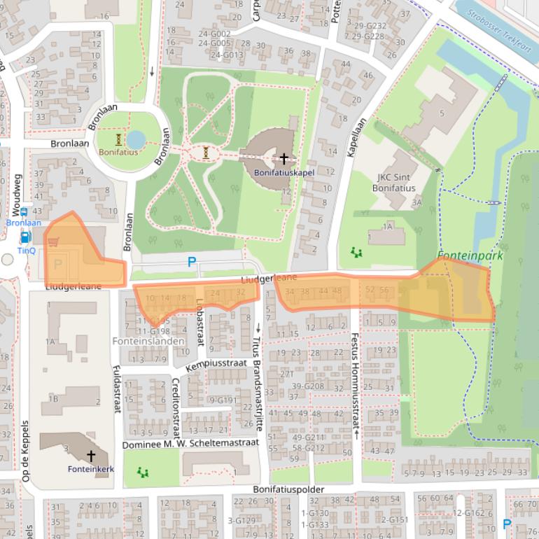 Kaart van postcodegebied 9101WD.
