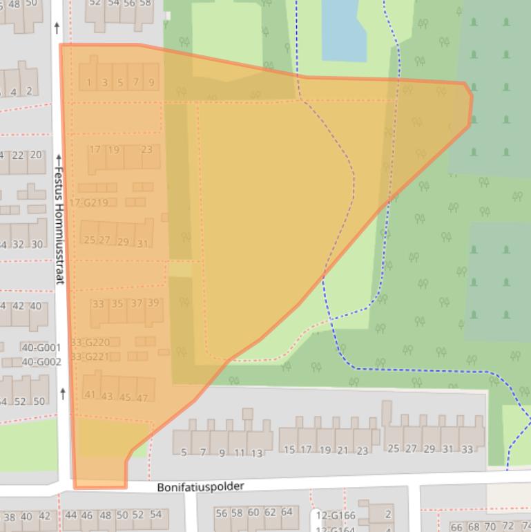 Kaart van postcodegebied 9101WR.