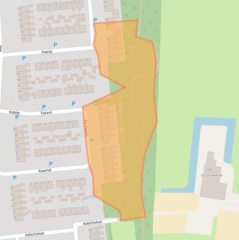 Kaart van postcodegebied 9101XG.