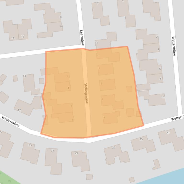 Kaart van postcodegebied 9102EC.