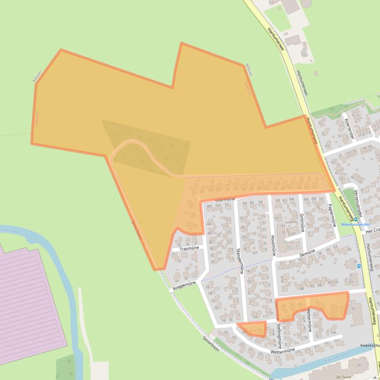 Kaart van postcodegebied 9102ED.