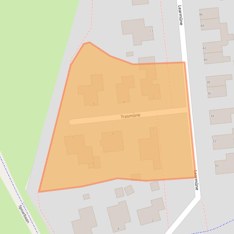 Kaart van postcodegebied 9102EK.