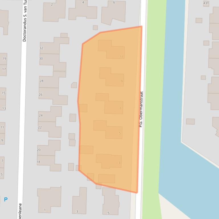 Kaart van postcodegebied 9103PN.