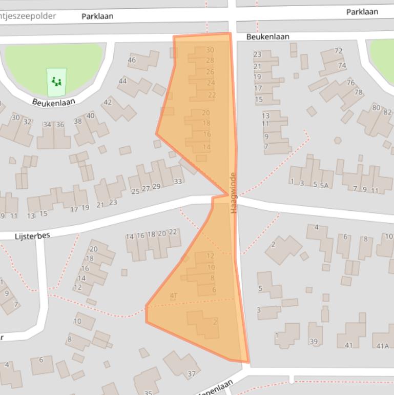 Kaart van postcodegebied 9103RE.