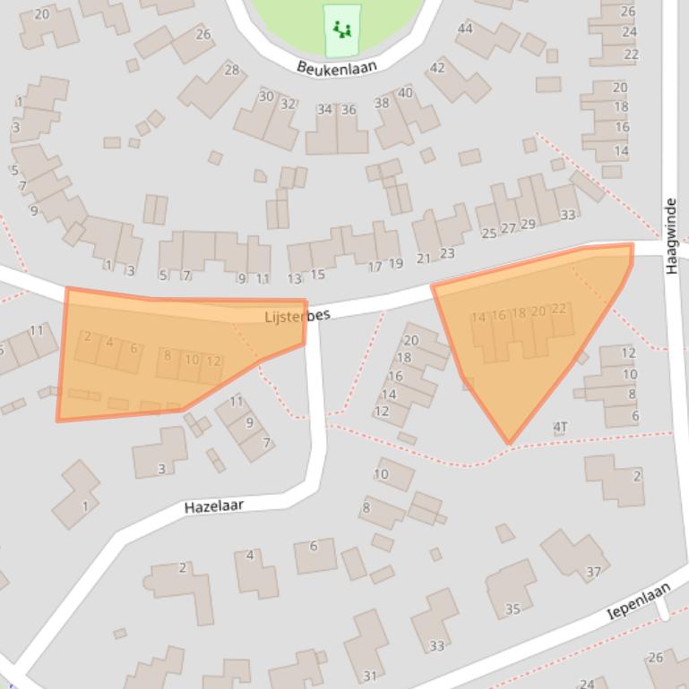 Kaart van postcodegebied 9103RV.