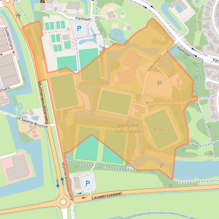 Kaart van postcodegebied 9103SN.