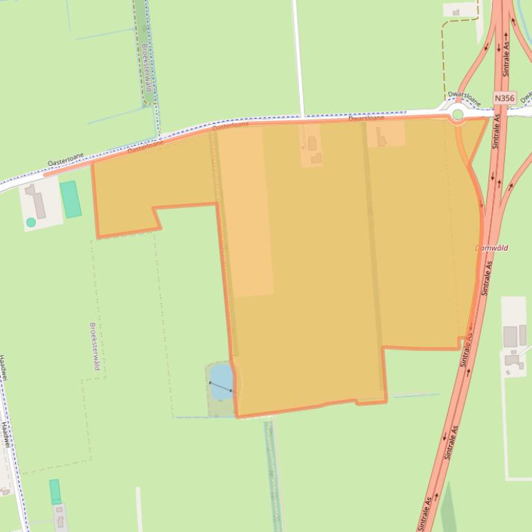 Kaart van postcodegebied 9104AE.