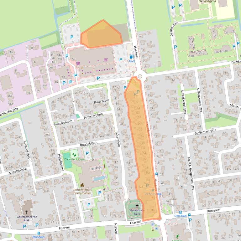 Kaart van postcodegebied 9104BG.