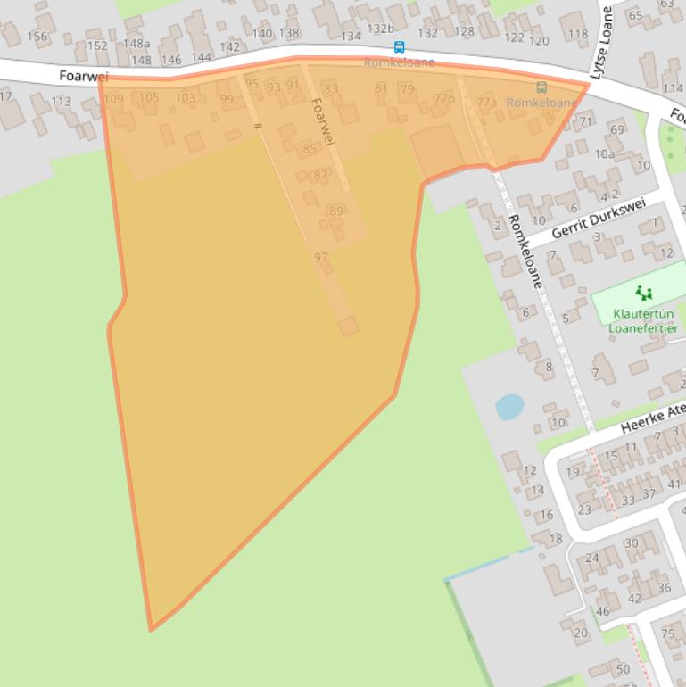 Kaart van postcodegebied 9104BV.